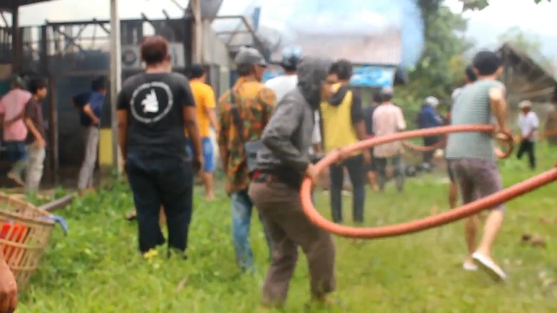 Korsleting Listrik, 1 Unit Rumah Semi Permanen di Pasaman Terbakar
