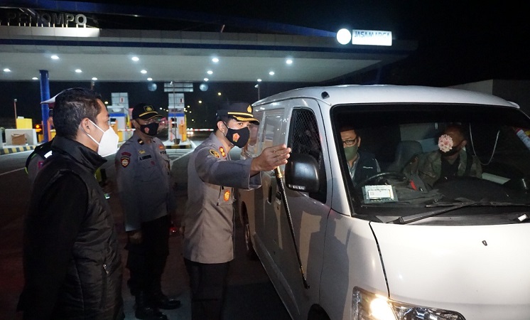 PPKM Darurat, PT Jasa Marga Perluas Titik Penyekatan Kendaraan di Akses Tol Jatim