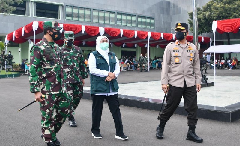 Targetkan 300.000 Vaksinasi Covid-19 per Hari, Ini Upaya Forkopimda Jatim