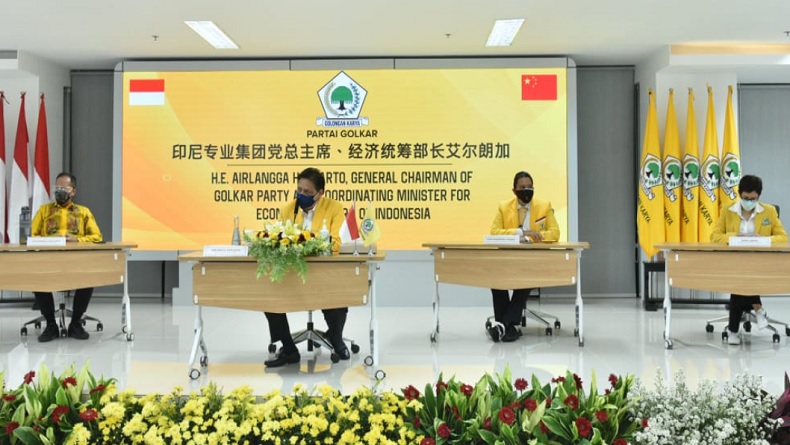 Airlangga Hartarto Apresiasi Sinergi Pemerintah dan Rakyat China dalam Pembangunan