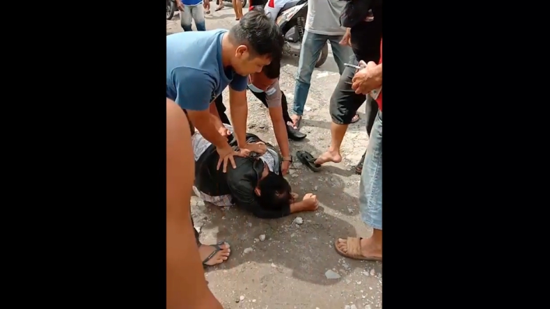 Tepergok Curi Motor, Residivis Narkoba di Padang Babak Belur Dihajar Warga