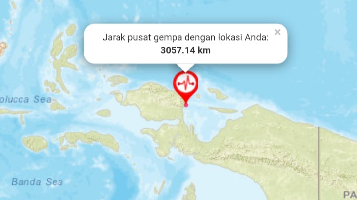 Gempa Terkini Magnitudo 4,0 Guncang Ransiki Manokwari Selatan