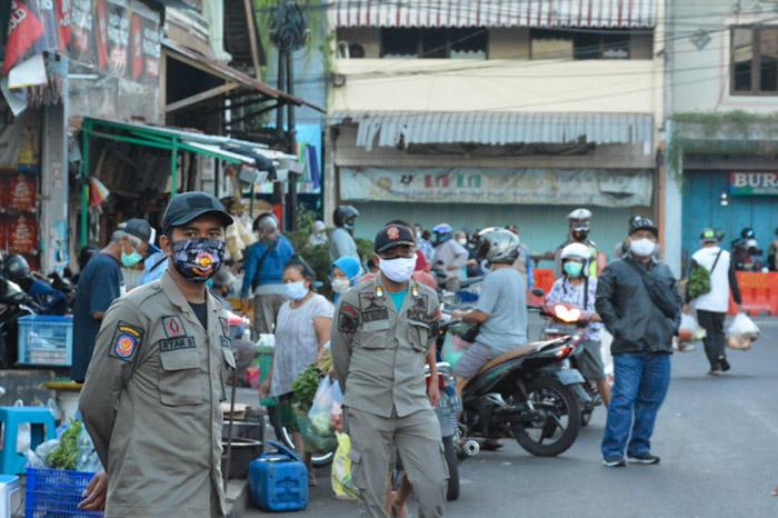 Sidak Pasar Kranggan, Wali Kota Jogja Minta Pedagang Disiplin Patuhi Protokol Kesehatan