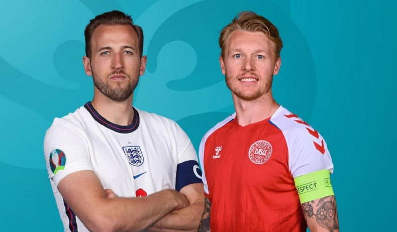 Susunan Pemain Inggris Vs Denmark di Semifinal Piala Eropa 2020
