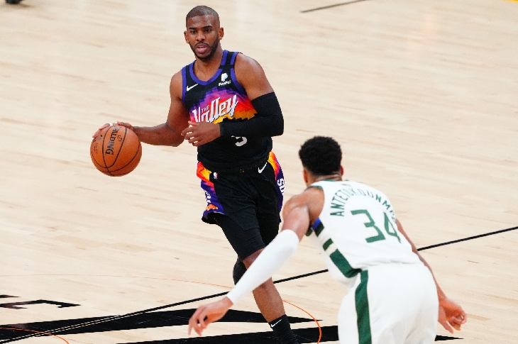 Hasil Gim 1 NBA Finals: Chris Paul Menggila, Phoenix Suns Bekuk Milwaukee Bucks