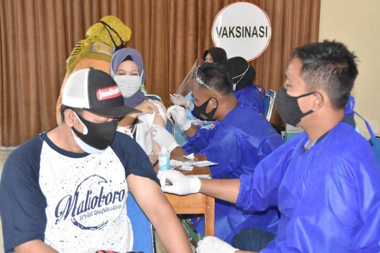 Pemkot Jogja Targetkan Akhir Juli Warga Dewasa sudah Divaksin Covid-19