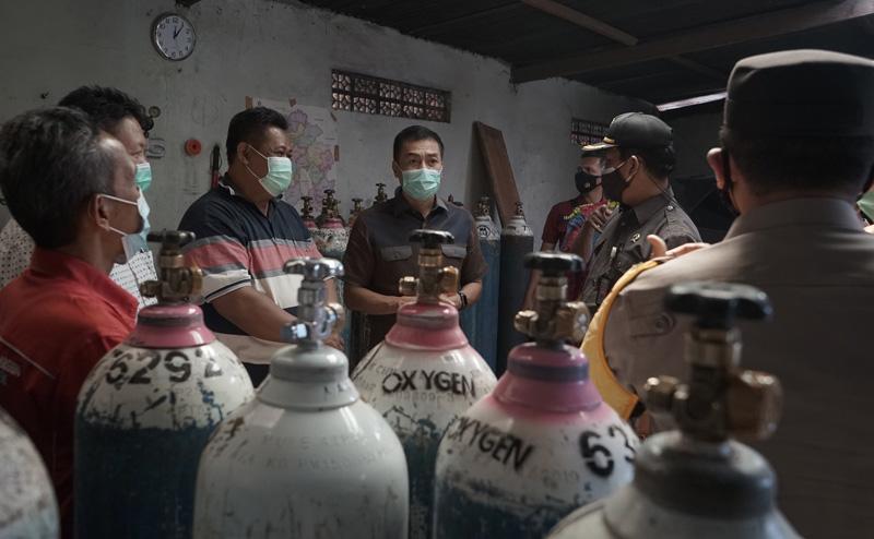 Wali Kota Yuliyanto Pastikan Stok Oksigen di Salatiga Aman