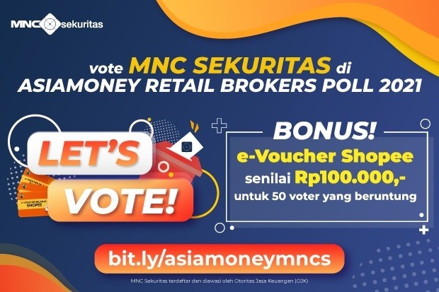 Dukung MNC Sekuritas di Asiamoney Brokers Poll 2021 & Dapatkan e-Voucher Shopee, Begini Caranya! 