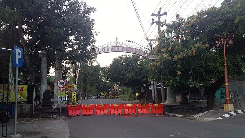 PPKM Darurat, Penutupan Jalan di Sukoharjo Turunkan Mobilitas Warga 30 persen