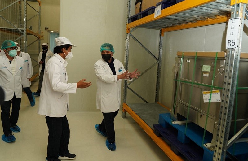 Erick Thohir Minta Bio Farma Tingkatkan Produksi Vaksin Covid-19 Hingga 40 Juta Dosis per Bulan
