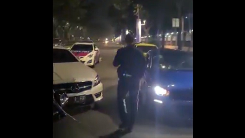 Balap Liar saat PPKM Darurat, Sejumlah Pengendara Mobil Ditilang di Jalan Pemuda Senayan