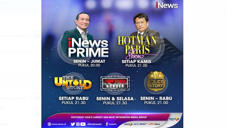 Gebrakan iNews Prime di Antara 5 Program Baru, Performa Stasiun TV iNews Terus Melaju!