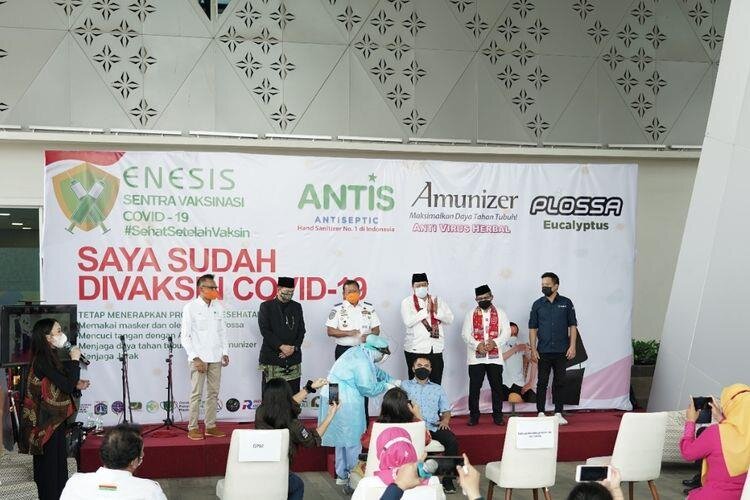Sentra Vaksinasi Enesis Group, Bentuk Dukungan Gerakan Vaksinasi Nasional 
