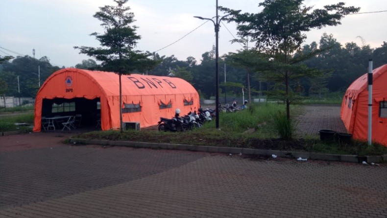 Pemkot Tangsel Dirikan 3 Tenda Besar di RLC, Masing-Masing Miliki 20 Tempat Tidur 