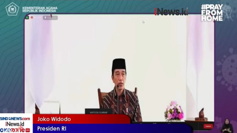 Pray From Home, Jokowi : Kita Wajib Memanjatkan Doa agar Beban Diringankan