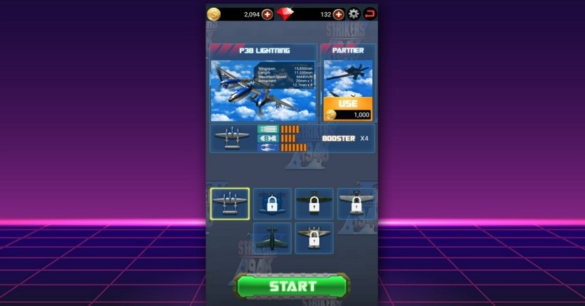 Kumpulkan Banyak Gold dan Nikmati Berbagai Pilihan untuk Persiapan Memainkan Game Strikers 1945-II!