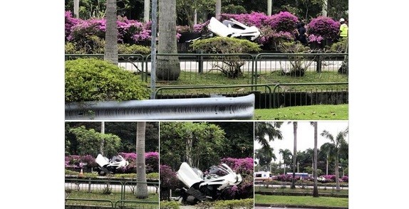 Mobil McLaren 720S Seharga Rp10 Miliar Tabrak Pembatas Jalan, Ringsek Jadi Kaleng Rongsokan