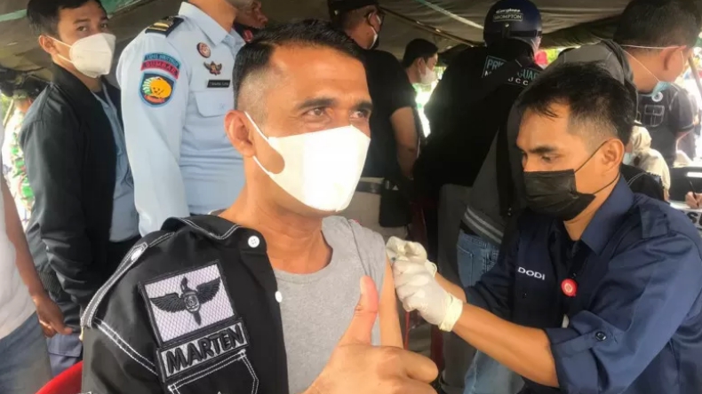 640 Narapidana di Lapas Bukittinggi Disuntik Vaksin Covid-19