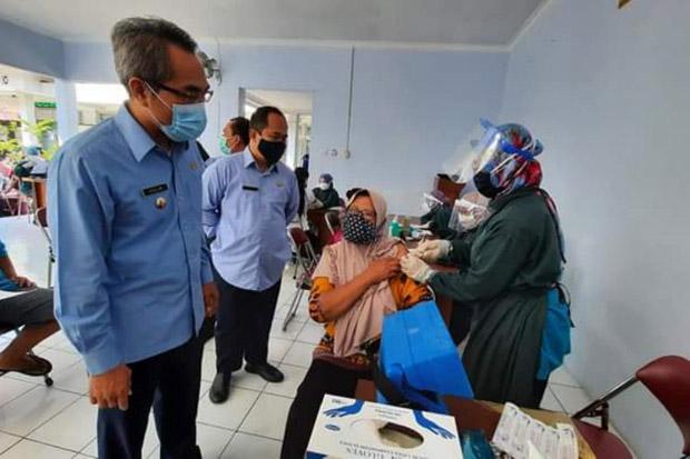 1.555 Pedagang Pasar di Bantul Telah Divaksin Covid-19