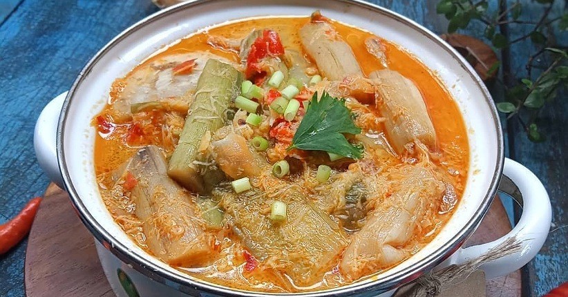 Kangen Masakan Kampung, Yuk Bikin Sayur Lompong Terbuat dari Batang Talas