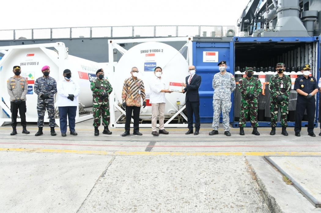 Singapura Kirim Obat untuk Pasien Covid-19, TNI AL Ikut Kawal