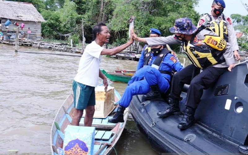 Antisipasi Covid-19 di Perairan, Polairud Polda Sumsel Siagakan Ambulans Terapung 
