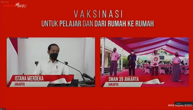Siswi SMA Tanya Pengaruh PPKM dengan Kenaikan Kasus Covid, Ini Jawaban Jokowi