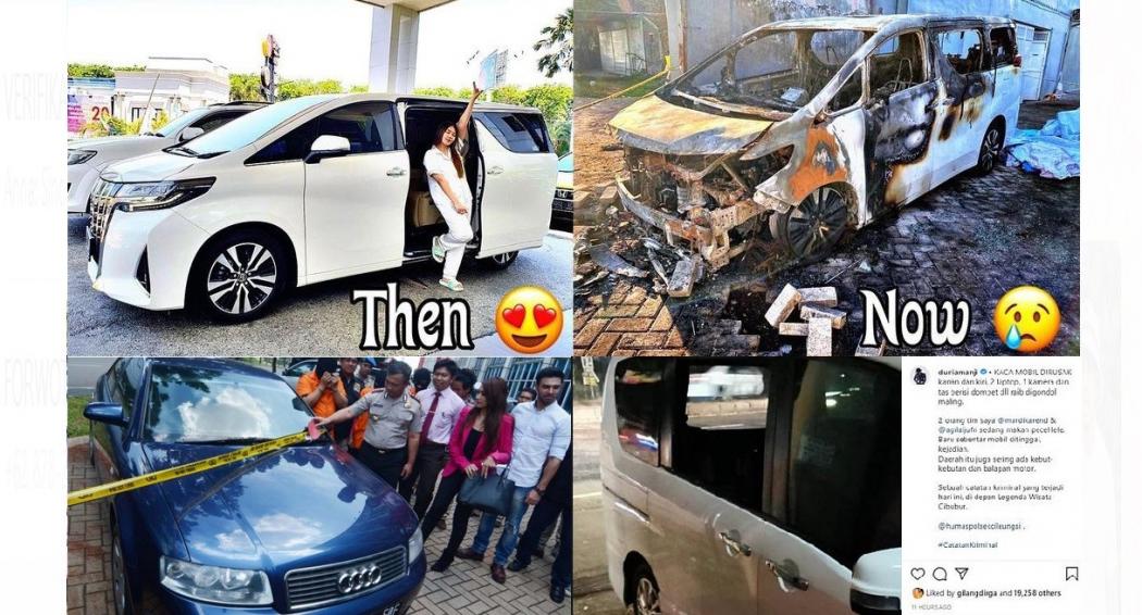 5 Artis Jadi Korban Kejahatan Kendaraan, Nomor 4 Mobilnya Dibakar