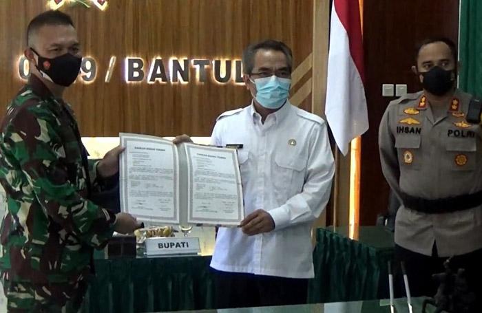 Tak Hanya Pembangunan Fisik, 600 Warga Bantul Divaksin Covid-19 dalam Program TMMD