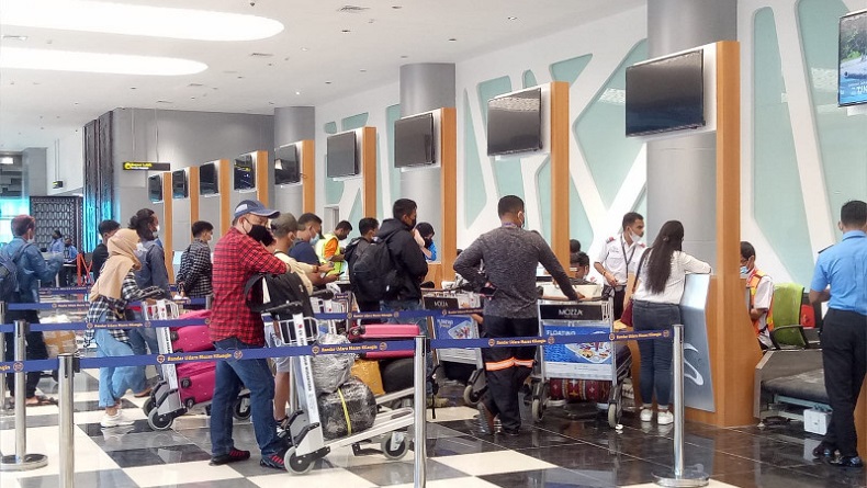 Gedung Baru Terminal Bandara Timika Mulai Dioperasikan Terbatas
