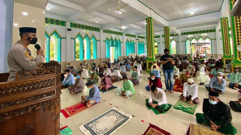 Syiar Kamtibmas, Kapolres Enrekang Gandeng Ulama Edukasi Protokol Kesehatan