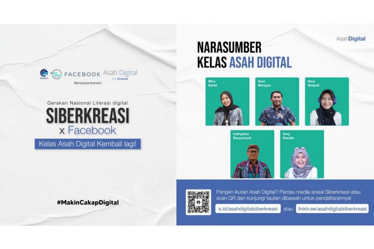Kementerian Kominfo Bersama GNLD Siberkreasi dan Facebook Adakan Kelas Asah Digital
