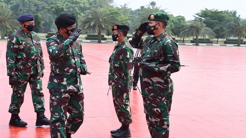 44 Perwira Tinggi TNI Naik Pangkat 