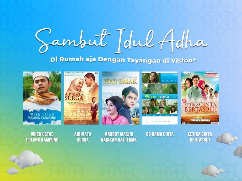 Sambut Idul Adha di Rumah Saja Bersama Tayangan Spesial Vision+   