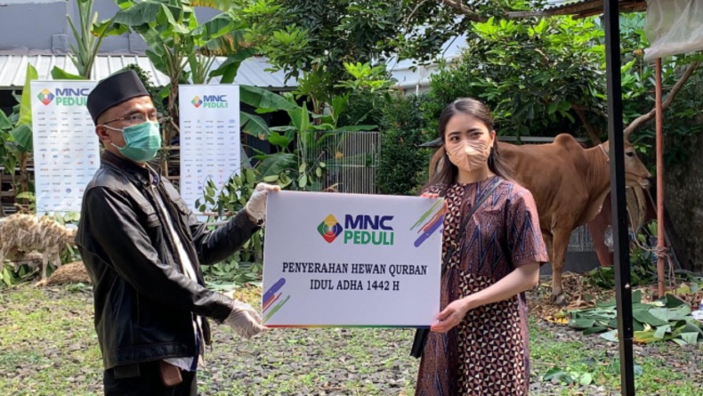 MNC Peduli Konsisten Berbagi dengan Menyalurkan Hewan Kurban ke Masyarakat di Tengah Pandemi