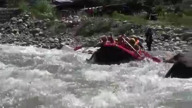 Desa Singah Mulo Kenalkan Destinasi Wisata Arung Jeram