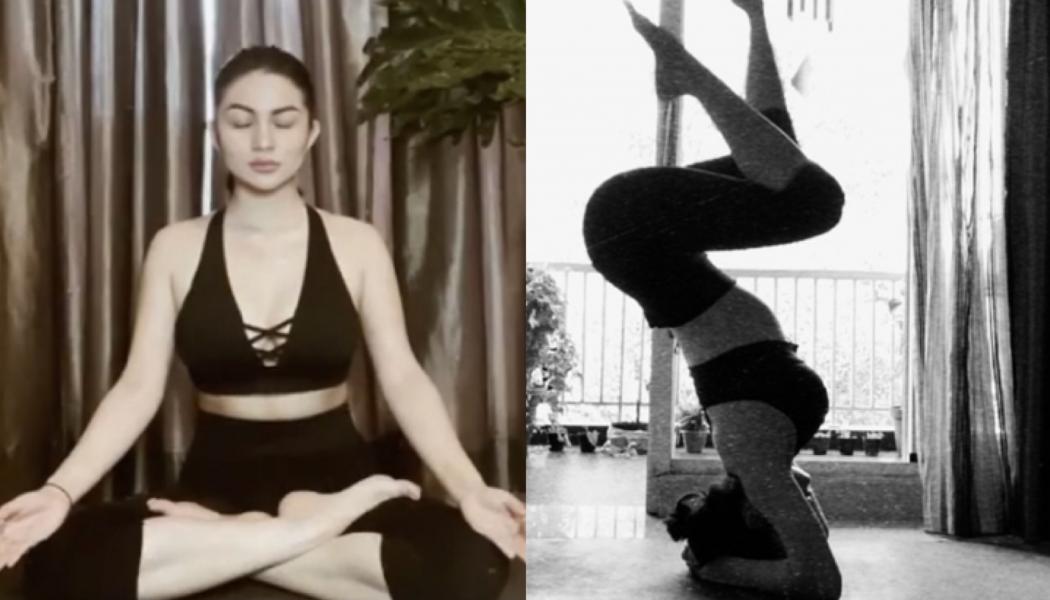 Bikin Netizen Tersedak, Begini Pose Seksi Ariel Tatum saat Yoga