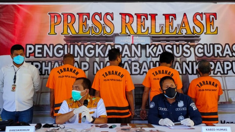 Polisi Tangkap Perampok Sekretaris Distrik, Uang yang Dirampas Ternyata Dana Desa