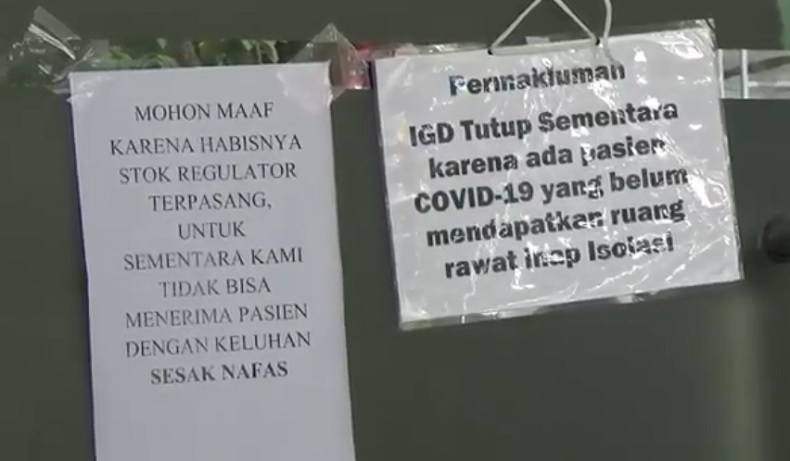 BOR Tembus 100 Persen, RSUD Wangaya Denpasar Tutup IGD