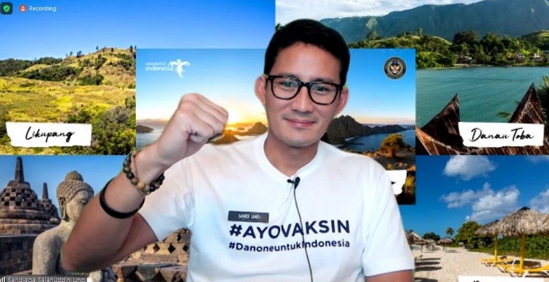 Sandiaga Uno Dorong Percepatan Vaksinasi di Kawasan Wisata