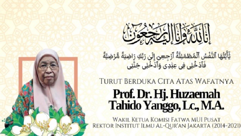 Rektor IIQ Jakarta Huzaemah Tahido Yanggo Wafat, Pakar Fikih Perbandingan Mazhab