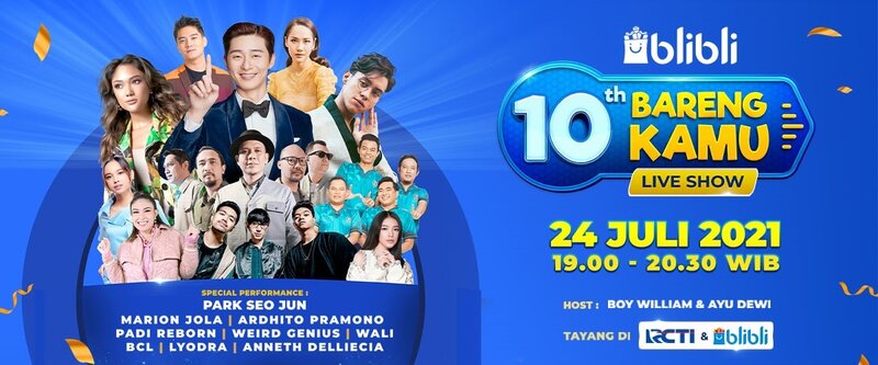 Blibli Ramaikan Anniversary 10th Bareng Kamu, Intip Deretan Penawaran Menariknya