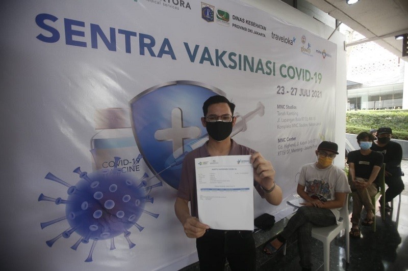 Kaum Milenial Antusias Ikut Vaksinasi Covid-19 MNC Peduli 