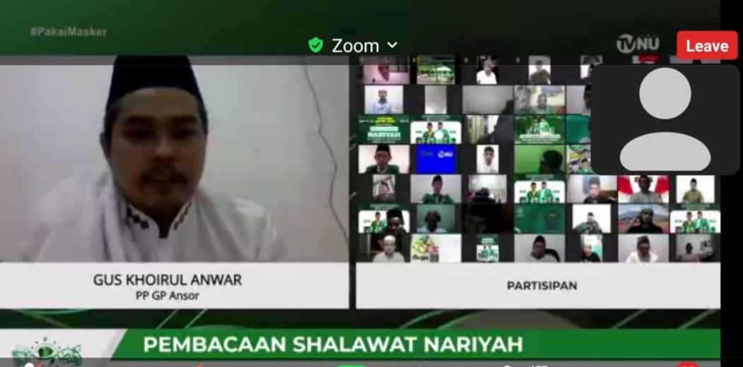 Ribuan Kader Ansor Lantunkan Sholawat Nariyah Doakan Covid-19 Segera Teratasi