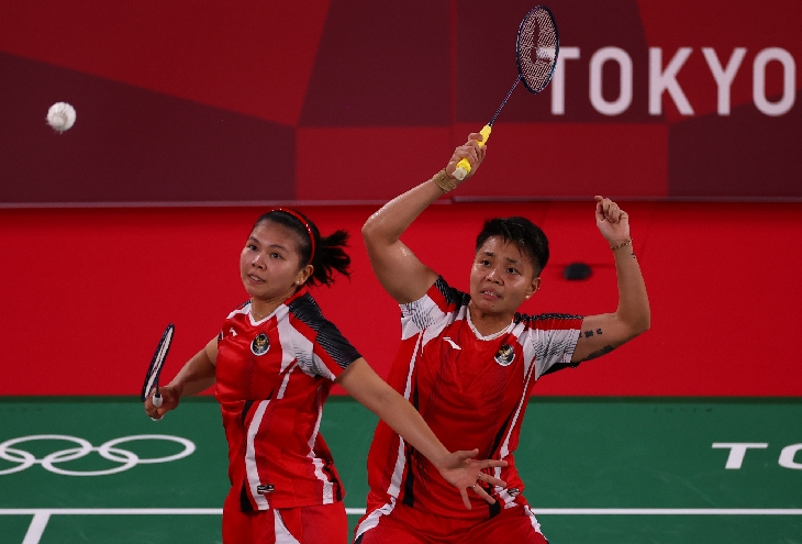 Menang Mudah, Greysia/Apriyani Hajar Pasangan Malaysia 2 Set Langsung di Olimpiade 2020