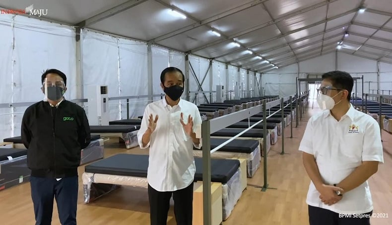 Jokowi: Rumah Oksigen Gotong Royong di Pulo Gadung Selesai Agustus 2021