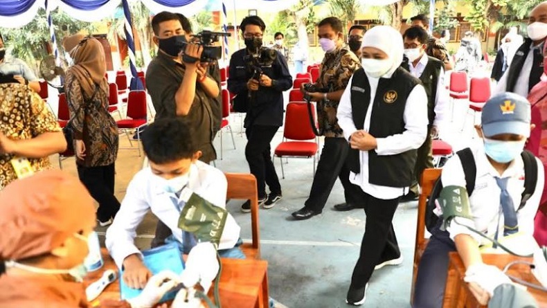 Gubernur Khofifah: Daerah PPKM Level 2-3 di Jatim Bisa Gelar PTM Mulai 30 Agustus