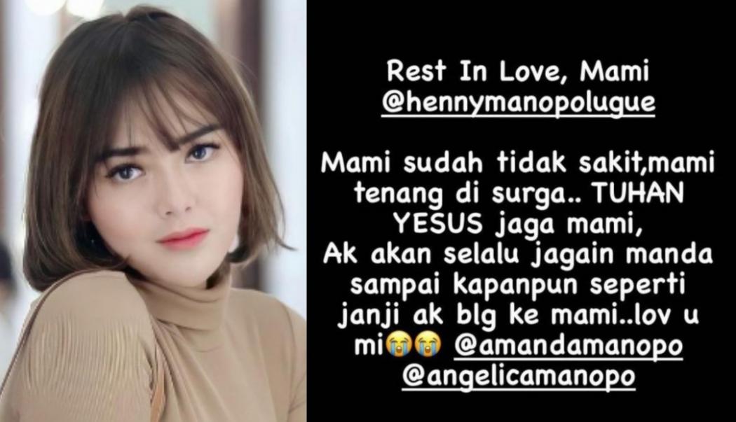 Ibunda Amanda Manopo Meninggal Dunia 