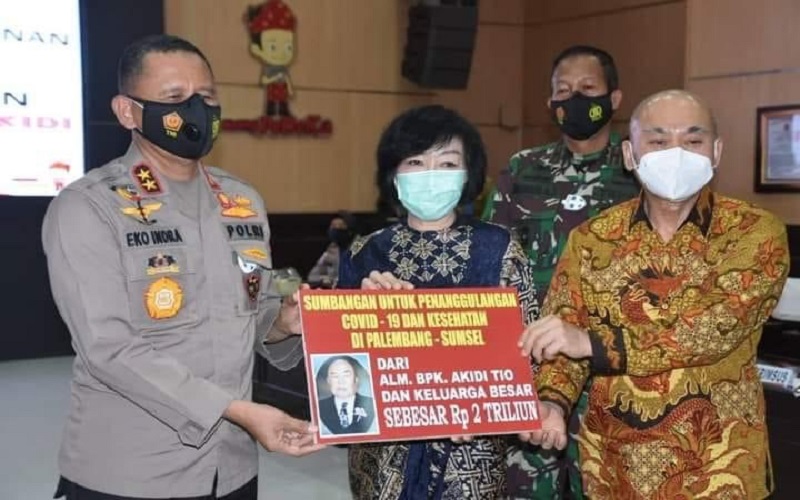 Fantastis dan Patut Ditiru, Keluarga Ini Sumbang Rp2 Triliun untuk Penanganan Covid-19 di Sumsel