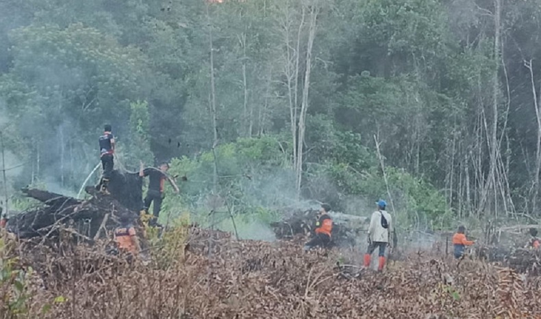 Karhutla Terjadi di Kalbar, Lahan Satu Hektare di Kapuas Hulu Terbakar